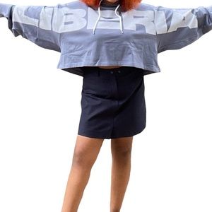 Telfar Crop Hoodie - Liberia